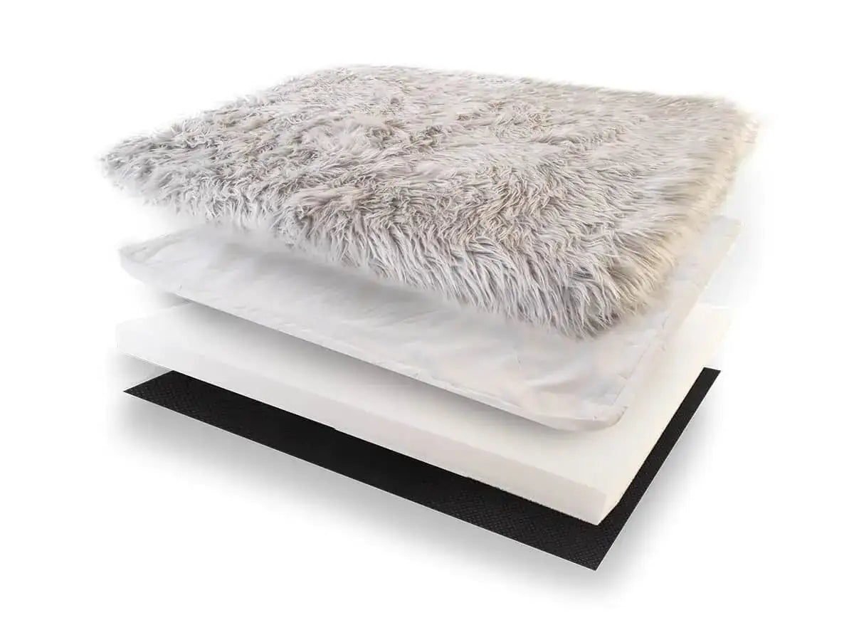 Faux Fur Dog Bed