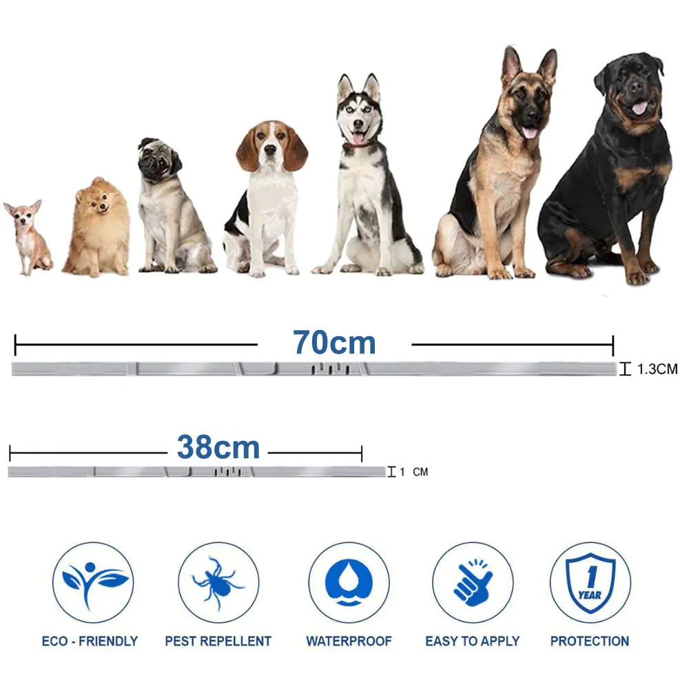 Anti-parasitic Adjustable Dog Collar